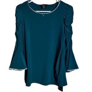 NWT MSK Teal Top size Small